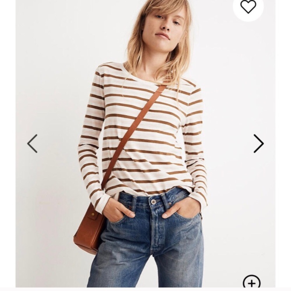 Madewell Whisper Cotton long Sleeve Crew